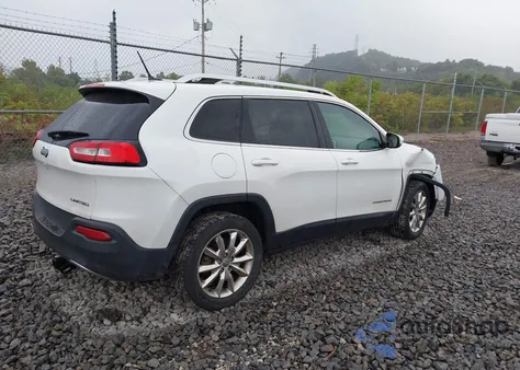 2015 Jeep Cherokee Limited z USA, uszkodzony, nr VIN 1C4PJLDB1FW732815